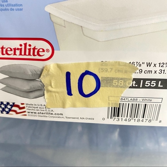 Simply Southern blue white tie dye ruffle sleeve top - Picture 11 of 11